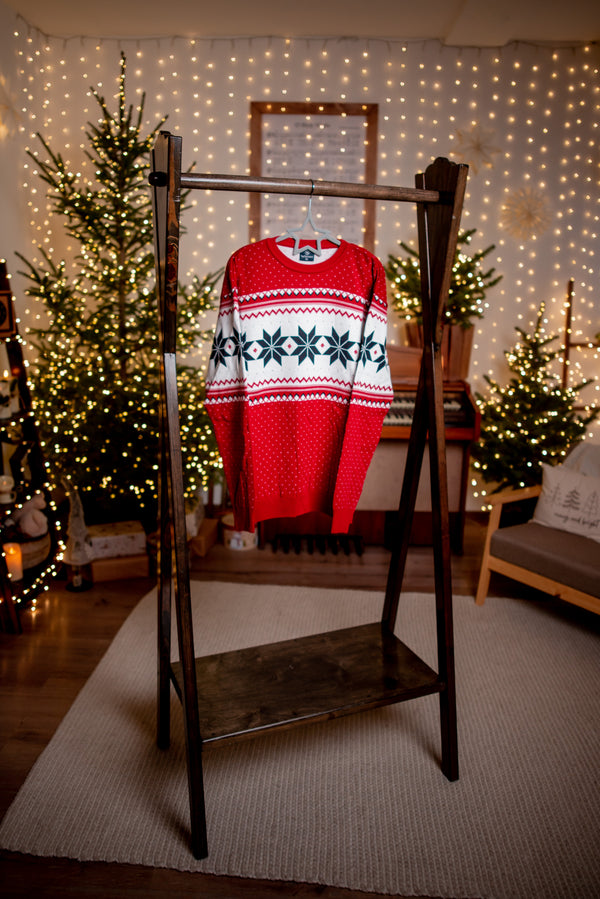 Christmas Sweater For Couples No1  Cozy Snowflakes