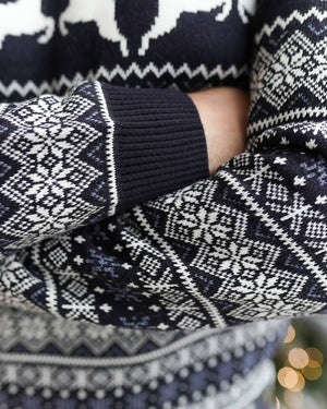 Men's Black Christmas Sweater