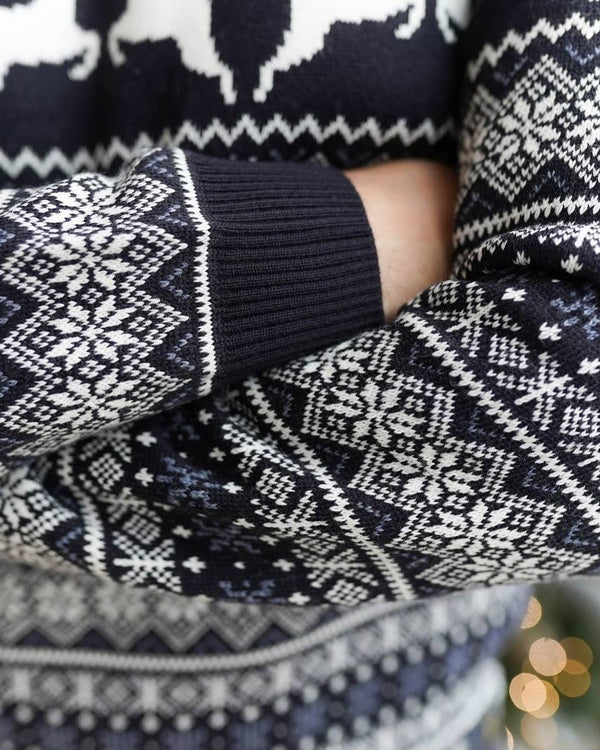 Men's Black Christmas Sweater